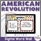 American Revolution Digital Word Wall