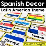 Spanish Flags and Colors | Latin America Classroom Decor