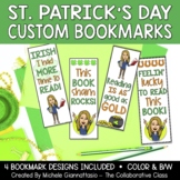 St Patrick's Day Bookmarks | Student Gifts | Customize