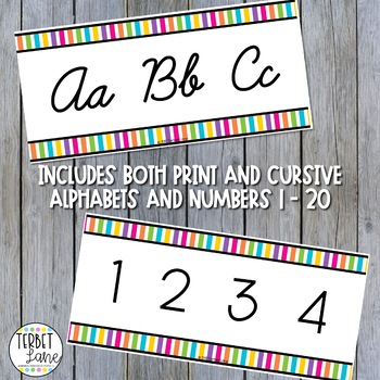 alphabet line alphabet cards rainbow classroom decor