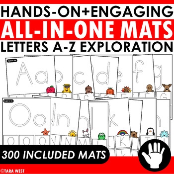 Preview of Hands-On and Engaging All-in-One Thematic Letters A-Z Exploration Mats