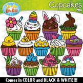 Easter Cupcakes Clipart Set {Zip-A-Dee-Doo-Dah Designs}