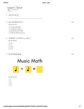 music math level 1 add the beats answer key