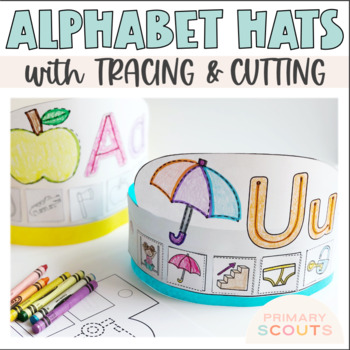 Alphabet Hats | Alphabet Tracing | Fine Motor Tracing by Primary Scouts