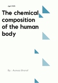 (1) Chemical composition of the human body