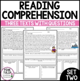 Comprehension Worksheets - Reading Strategies Set #2