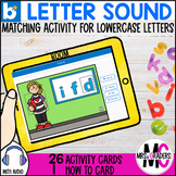 Letter Sound, Letter Recognition, Beginning Sound BOOM Cards™