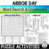 Arbor Day Word Search & Crossword Puzzle Activity