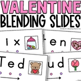 Valentine's Day Activities CVC Words Blending Slides Decod