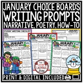 January Winter Menus How To Narrative Opinion Writing Prom