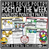 Poem of the Week April Spring Poetry Reading Analysis Eart