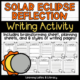 $1 DEAL Solar Eclipse Writing Activity Solar Eclipse Refle