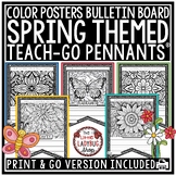 Motivational April Spring Coloring Pages Sheets and Writin