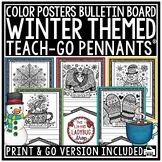 Winter Coloring Pages Bulletin Board Focused Word Journal 