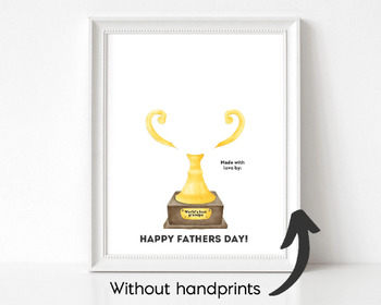 Family Handprint Frame and Paint Kit DIY Crafts Family Craft Night Fathers  day frame Kids handprint kit