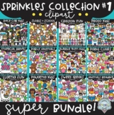 Sprinkles Collection Clipart SUPER Bundle! {clipart variet