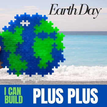 Preview of FREE Plus Plus Blocks - Kindergarten Math Morning Work / Earth Day activity