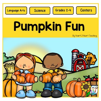 Preview of All About Pumpkins Activities Passages Bulletin Board Posters & Flip Book