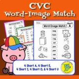 $1 Dollar Deal: CVC Word-Image Match | Print & EASEL | Sho