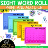 Roll and Read Sight Words | Pre-Primer, Primer, and First Grade