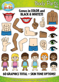 Body Parts Clipart {Zip-A-Dee-Doo-Dah Designs}