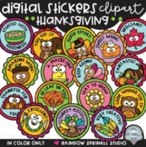 Digital Stickers Thanksgiving Clipart