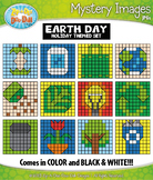 EARTH DAY Mystery Images Clipart {Zip-A-Dee-Doo-Dah Designs}