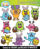 Easter Monsters Clipart Set {Zip-A-Dee-Doo-Dah Designs}