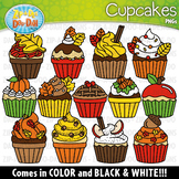 Fall Cupcakes Clipart Set {Zip-A-Dee-Doo-Dah Designs}