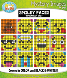 SMILEY FACES Mystery Images Clipart {Zip-A-Dee-Doo-Dah Designs}