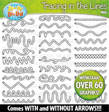 Tracing in the Lines Clipart Set {Zip-A-Dee-Doo-Dah Designs}