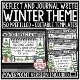 Reflect Winter Journal Writing Prompts December January Mo