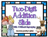 Two Digit Addition Snow Princess Slide (With Regrouping) SCOOT