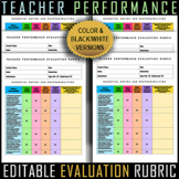 Teacher Evaluation Assessment Performance for Principals &