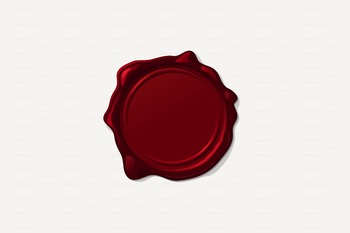 Statistikker Jeg vil have Stige ♡ Red Wax stamp. Wax seal. by WINDmade | TPT
