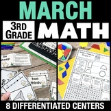 3rd Grade March Math Activities, St. Patrick's Day Craft, 