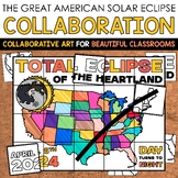 $1 SALE Solar Eclipse 2024 Collaborative Poster Team Bulle