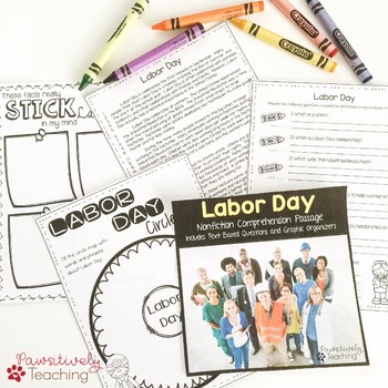 Labor Day Reading Passages - Nonfiction Text & Questions by Positively