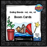 BOOM Cards-Final Blends: -nd, -nk, -nt