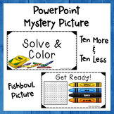 +10 -10 - Solve and Color - PowerPoint Hidden Picture