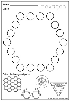 shapes worksheets free by my little teaching world tpt