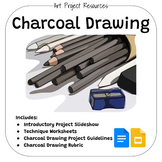 #11 Charcoal Drawing Project | Art Project Resources for M