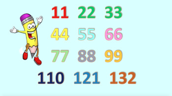 '11 TIMES TABLE' ~ Read, Sing & Learn Song Video l Distance Learning