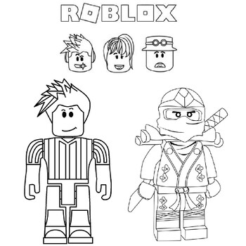 Roblox coloring skins print for free