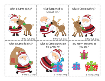 FREE! Holiday Themed Simple WH- Questions (with pictures) | TpT