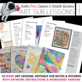 Mindfulness in Art, Social & Emotional Prompts: 12 Sub Lessons 2