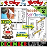 December(2nd Grade) Self Checking Math and Literacy Packet