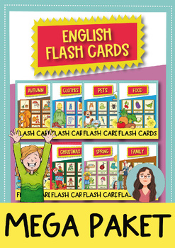 Preview of +1500 Flash cards for the English EFL/ESL classroom MEGA BUNDLE