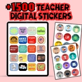 +1500 Teacher Digital & printable Stickers ,Digital Planne