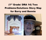 (1st Grade/ DRA 14) Two Problems/Solutions Story Map for B